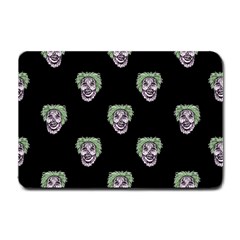 Creepy Zombies Motif Pattern Illustration Small Doormat 