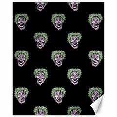 Creepy Zombies Motif Pattern Illustration Canvas 11  x 14 