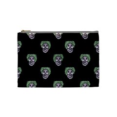 Creepy Zombies Motif Pattern Illustration Cosmetic Bag (medium)