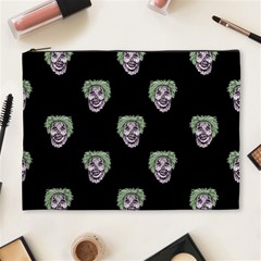 Creepy Zombies Motif Pattern Illustration Cosmetic Bag (XL)