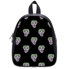 Creepy Zombies Motif Pattern Illustration School Bag (Small)