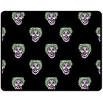 Creepy Zombies Motif Pattern Illustration Double Sided Fleece Blanket (Medium)  58.8 x47.4  Blanket Front