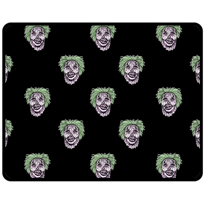 Creepy Zombies Motif Pattern Illustration Double Sided Fleece Blanket (Medium) 