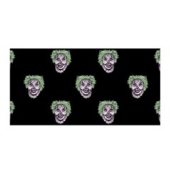 Creepy Zombies Motif Pattern Illustration Satin Wrap by dflcprintsclothing