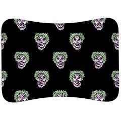 Creepy Zombies Motif Pattern Illustration Velour Seat Head Rest Cushion by dflcprintsclothing