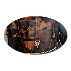 Grand Army Of The Republic Drum Oval Magnet by Riverwoman