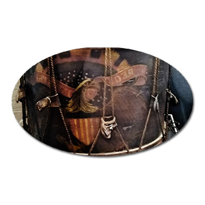 Grand Army of the Republic Drum Oval Magnet