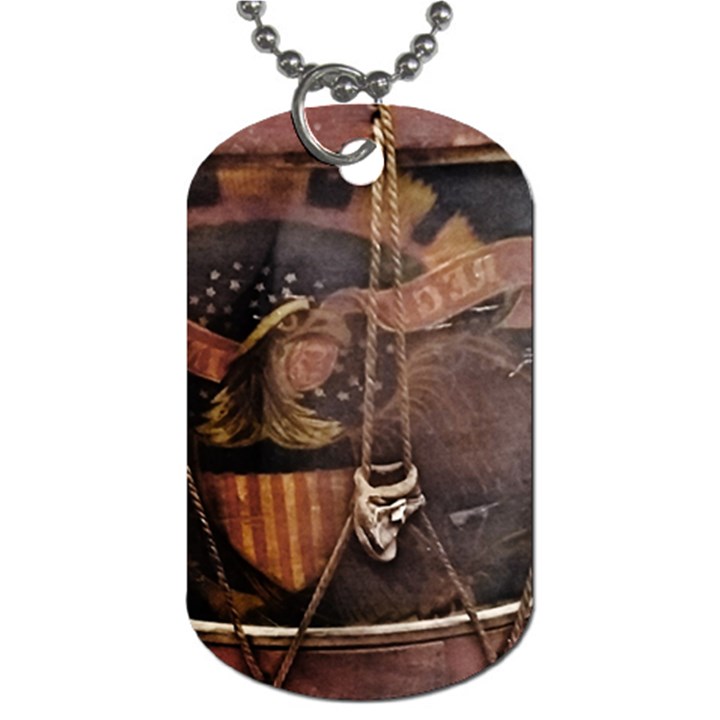 Grand Army of the Republic Drum Dog Tag (Two Sides)