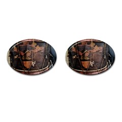 Grand Army Of The Republic Drum Cufflinks (oval) by Riverwoman