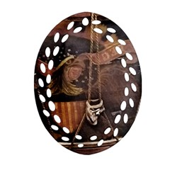 Grand Army Of The Republic Drum Ornament (oval Filigree) by Riverwoman