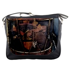 Grand Army Of The Republic Drum Messenger Bag by Riverwoman