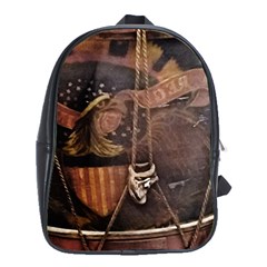 Grand Army Of The Republic Drum School Bag (xl) by Riverwoman