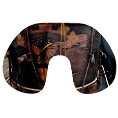 Grand Army Of The Republic Drum Travel Neck Pillows by Riverwoman