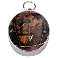 Grand Army Of The Republic Drum Silver Compasses by Riverwoman