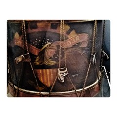 Grand Army Of The Republic Drum Double Sided Flano Blanket (mini)  by Riverwoman