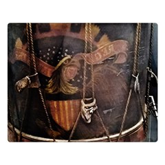 Grand Army Of The Republic Drum Double Sided Flano Blanket (large)  by Riverwoman