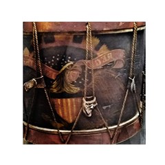 Grand Army Of The Republic Drum Small Satin Scarf (square) by Riverwoman