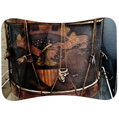 Grand Army Of The Republic Drum Velour Seat Head Rest Cushion by Riverwoman