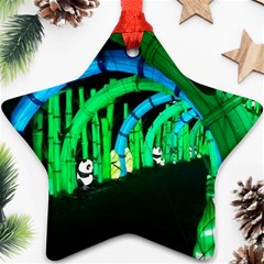 Dragon Lights panda Ornament (Star)