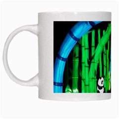 Dragon Lights Panda White Mugs by Riverwoman