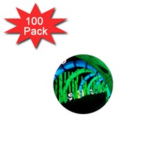 Dragon Lights Panda 1  Mini Magnets (100 Pack) 