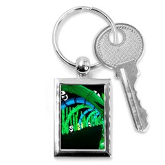 Dragon Lights Panda Key Chains (rectangle)  by Riverwoman