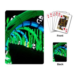 Dragon Lights Panda Playing Cards Single Design by Riverwoman