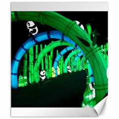 Dragon Lights Panda Canvas 20  X 24  by Riverwoman