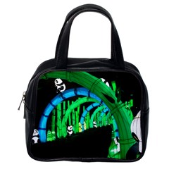 Dragon Lights panda Classic Handbag (One Side)