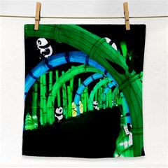 Dragon Lights Panda Face Towel by Riverwoman