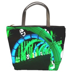 Dragon Lights panda Bucket Bag