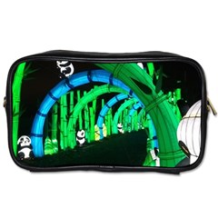 Dragon Lights Panda Toiletries Bag (one Side) by Riverwoman