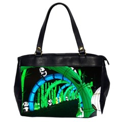 Dragon Lights panda Oversize Office Handbag (2 Sides)