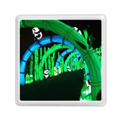 Dragon Lights Panda Memory Card Reader (square) by Riverwoman