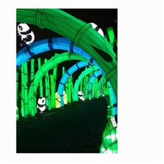 Dragon Lights Panda Large Garden Flag (two Sides) by Riverwoman