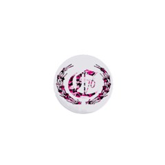 Combat76 Pink Wreath 1  Mini Button by Combat76clothing