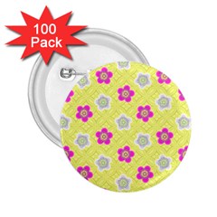 Traditional Patterns Plum 2.25  Buttons (100 pack) 