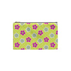 Traditional Patterns Plum Cosmetic Bag (Small)