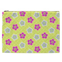 Traditional Patterns Plum Cosmetic Bag (XXL)