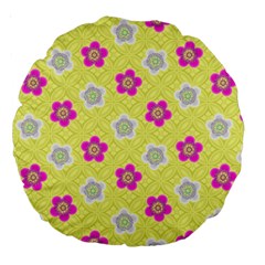 Traditional Patterns Plum Large 18  Premium Round Cushions