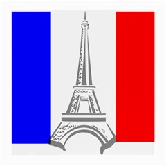 Eiffel Tower France Flag Tower Medium Glasses Cloth by Sudhe