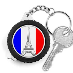 Eiffel Tower France Flag Tower Measuring Tape by Sudhe