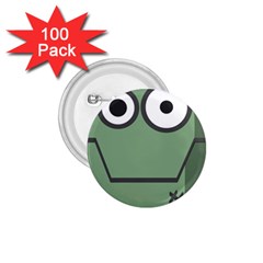 Cartoon Cute Frankenstein Halloween 1 75  Buttons (100 Pack)  by Sudhe