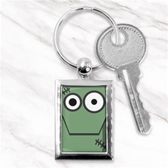 Cartoon Cute Frankenstein Halloween Key Chains (rectangle)  by Sudhe