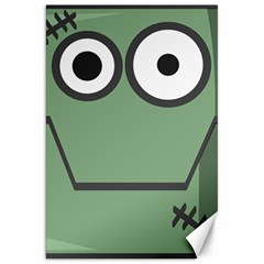 Cartoon Cute Frankenstein Halloween Canvas 20  X 30  by Sudhe