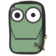 Cartoon Cute Frankenstein Halloween Compact Camera Leather Case by Sudhe