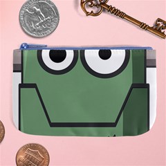 Cartoon Cute Frankenstein Halloween Large Coin Purse by Sudhe