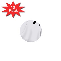 Ghost Boo Halloween Spooky Haunted 1  Mini Buttons (10 Pack)  by Sudhe