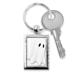 Ghost Boo Halloween Spooky Haunted Key Chains (rectangle)  by Sudhe