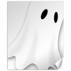 Ghost Boo Halloween Spooky Haunted Canvas 16  X 20  by Sudhe